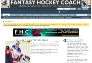 Fantasy Hockey Coach - Hockey Pool and Keeper Hockey Advice - HomeThumbnail